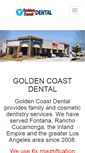 Mobile Screenshot of goldencoastdental.com